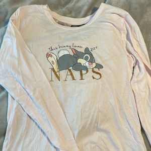 pink disney sleep shirt